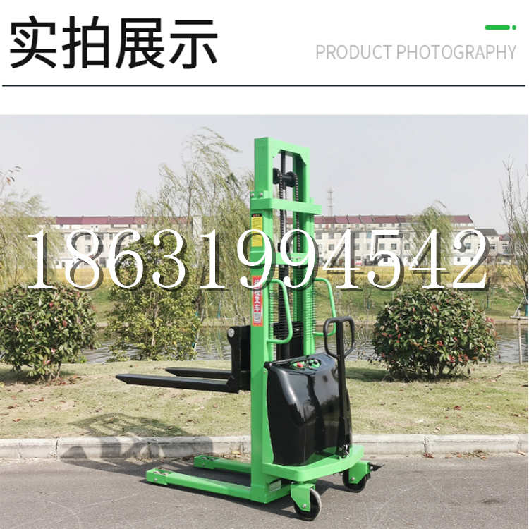 建平县电动叉车堆高车液压铲车电瓶1吨2吨站驾步行式小型全自动叉车